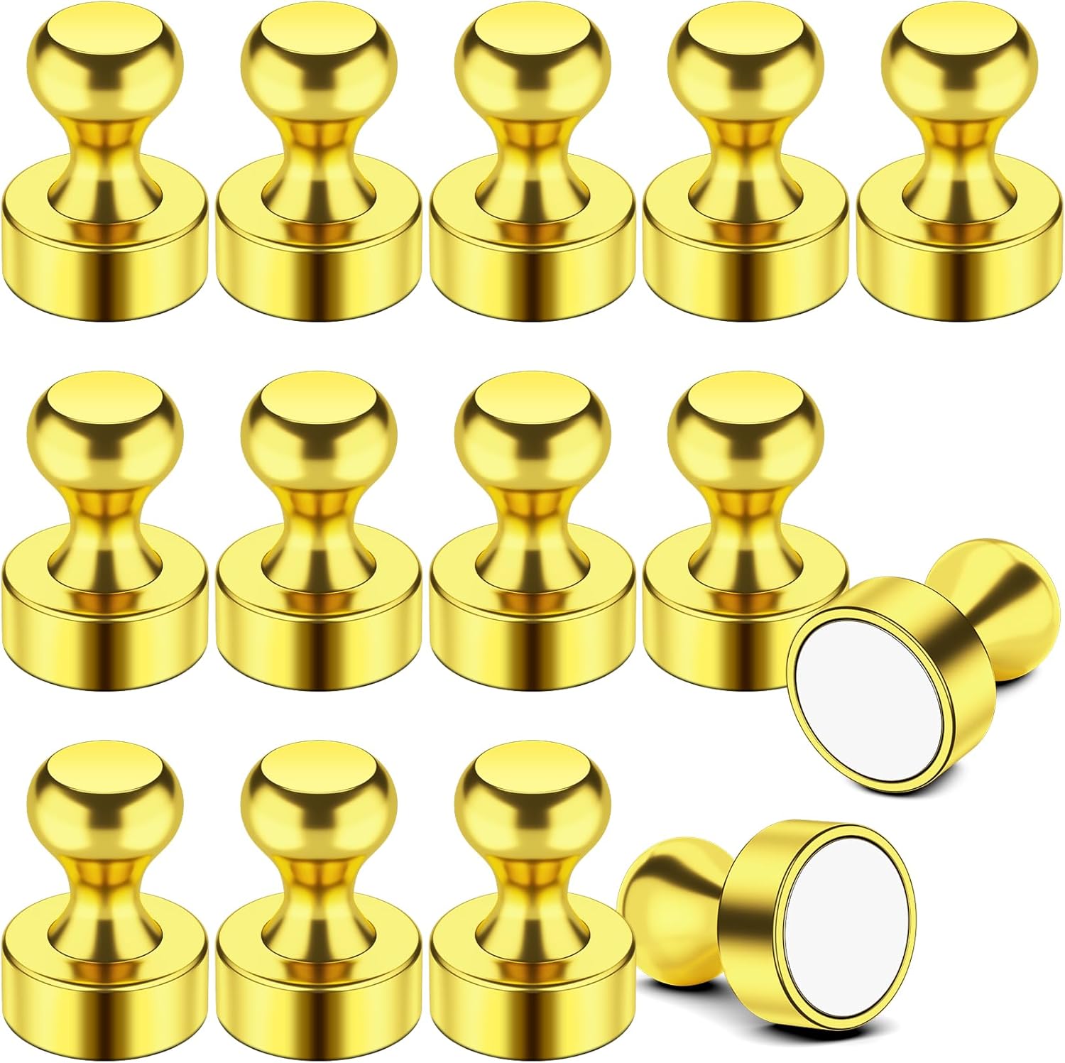 Office Small Powerful Golden Neodymium Pin Magnets