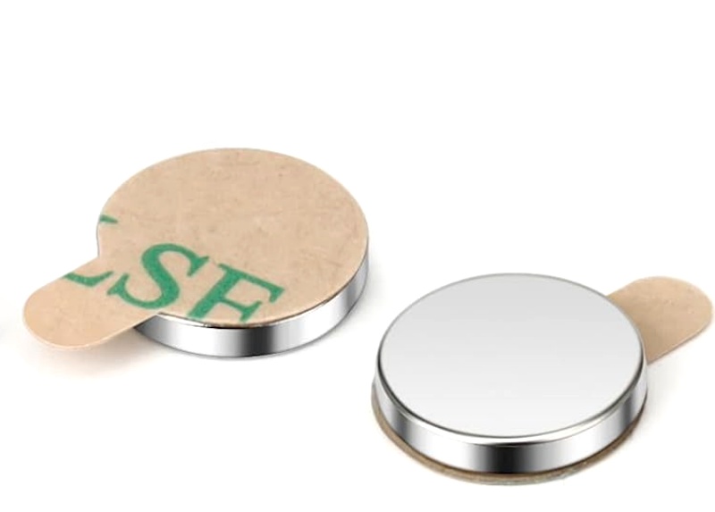 Flat Round Back Self Adhesive Neodymium Magnets For Sale