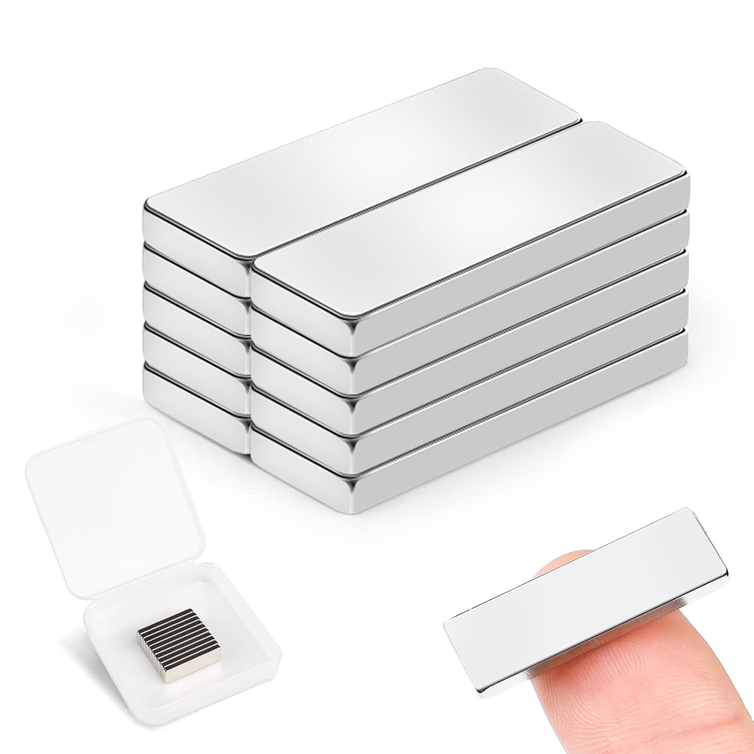 Powerful nickel coated  block magnet