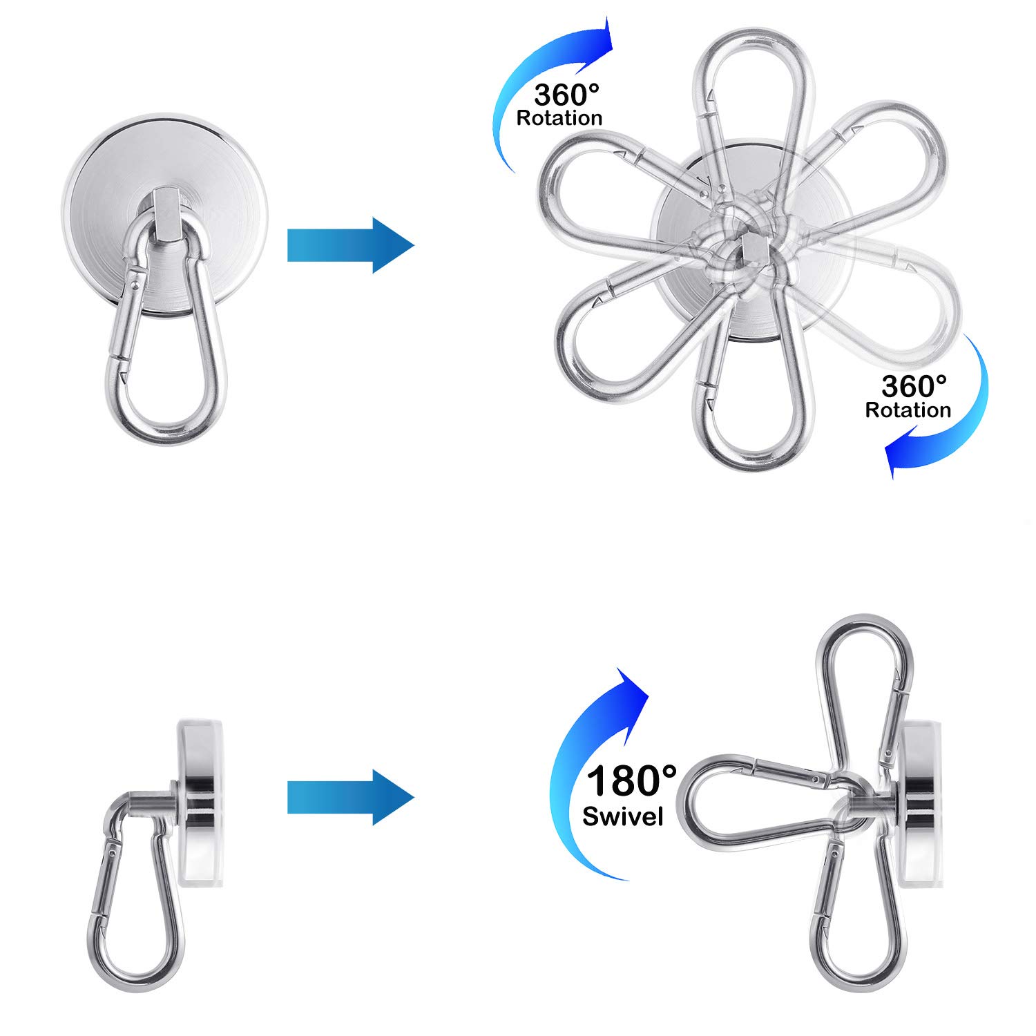 Magnet Hooks Carabiner for Hanging