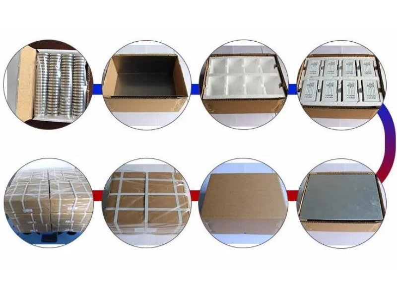 Packaging process of neodymium magnets