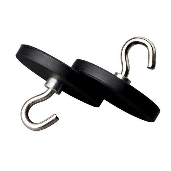 Rubber coated pot magnetic hooks