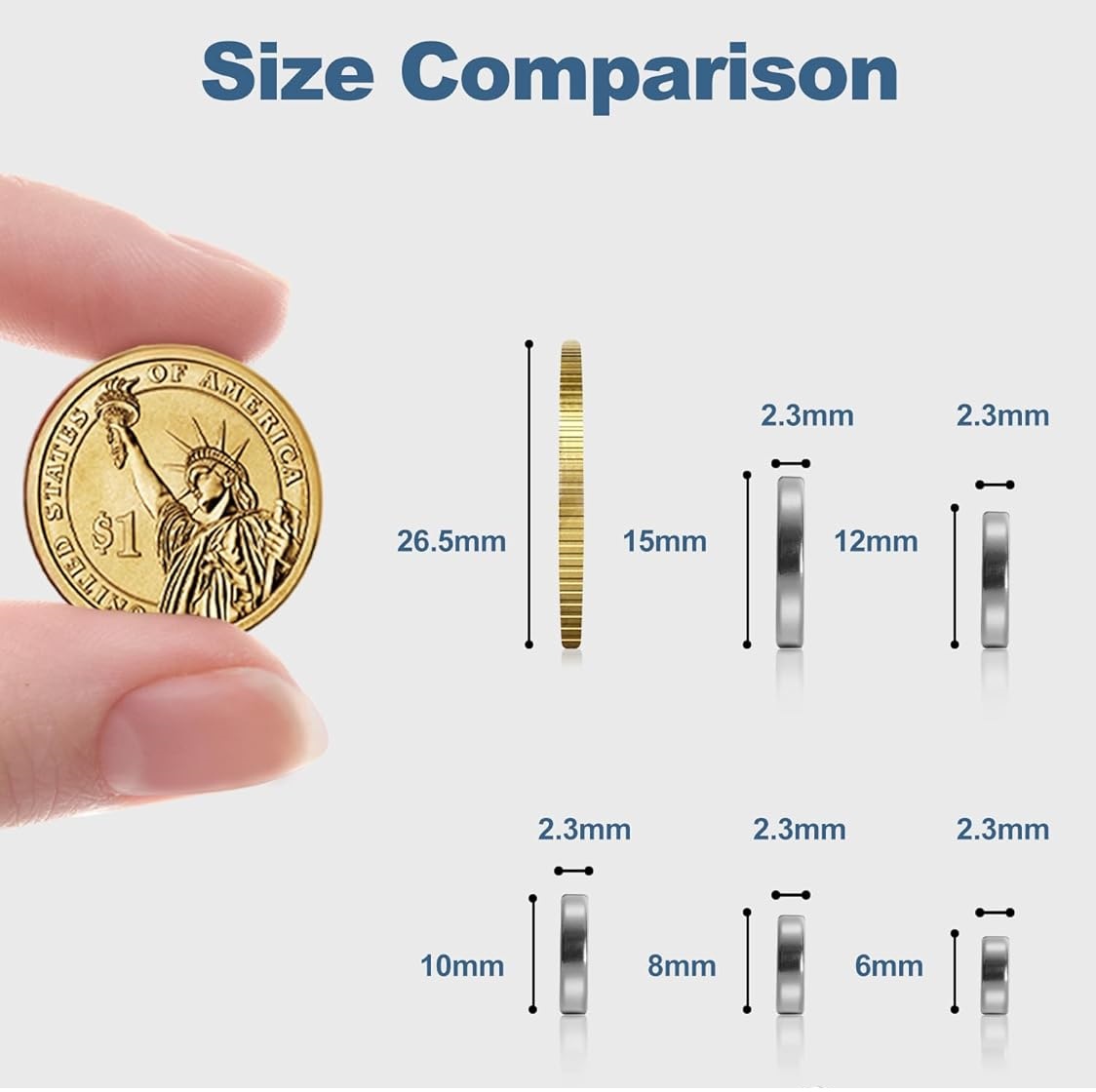 5 Sizes Disc Neodymium Magnets For DIY Hobbies