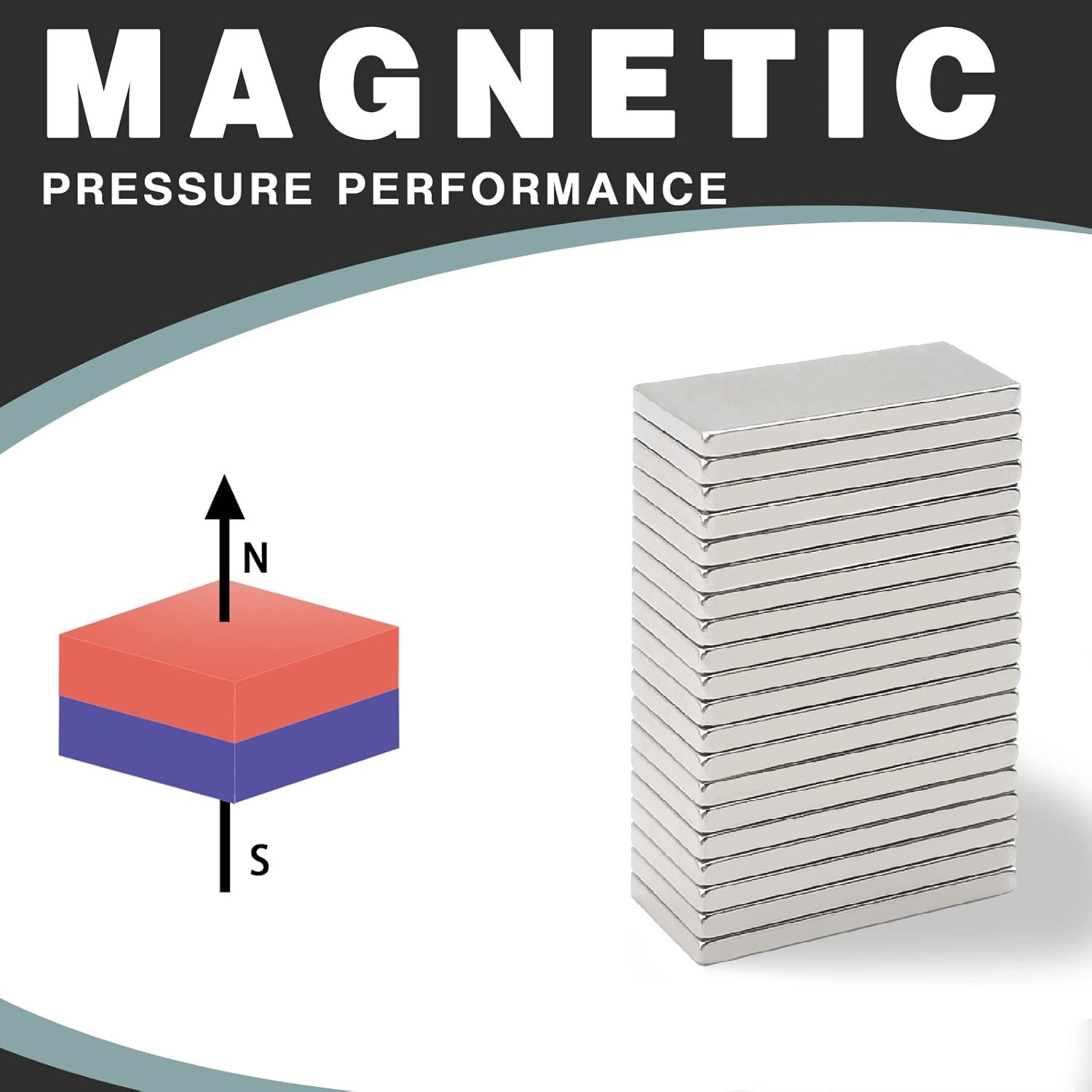 nickel coated block magnet in stock