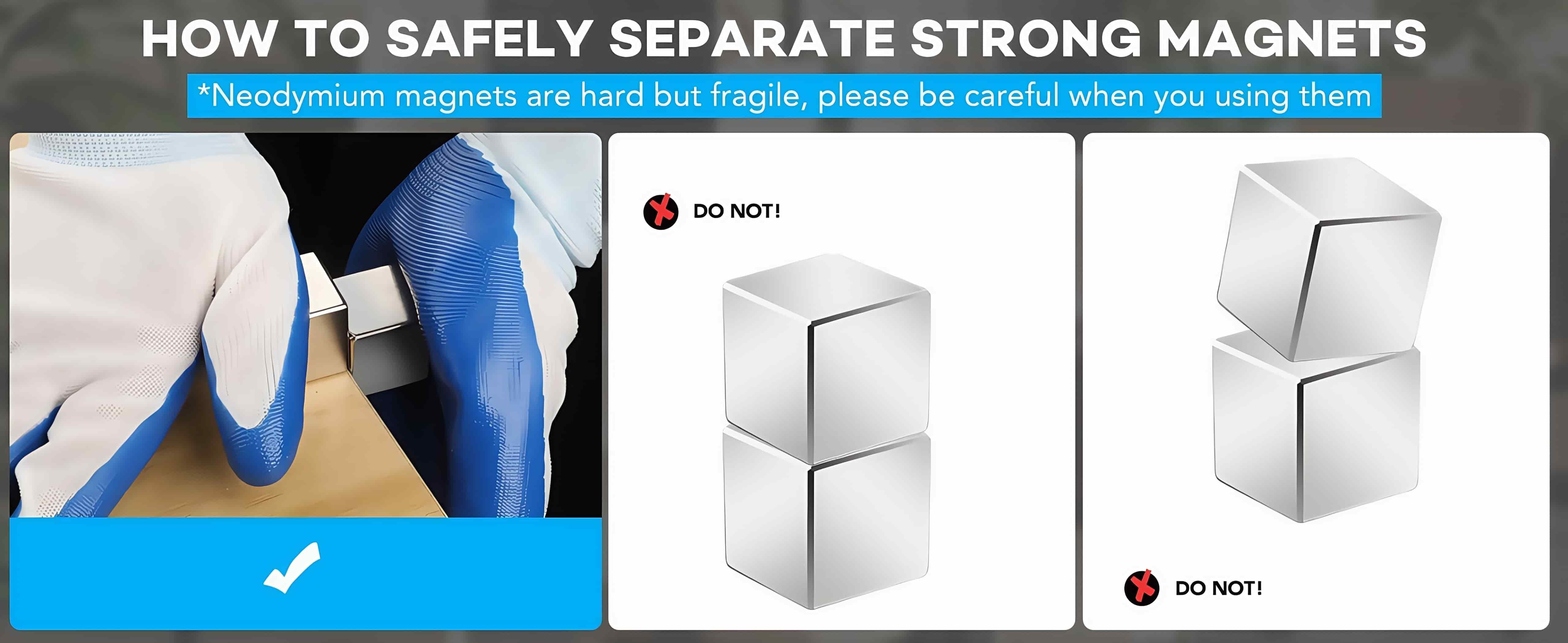 high pulling force nickel coated cube magnets