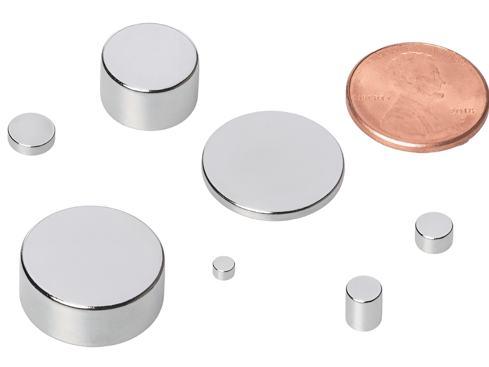 customized different size disc neo magnets