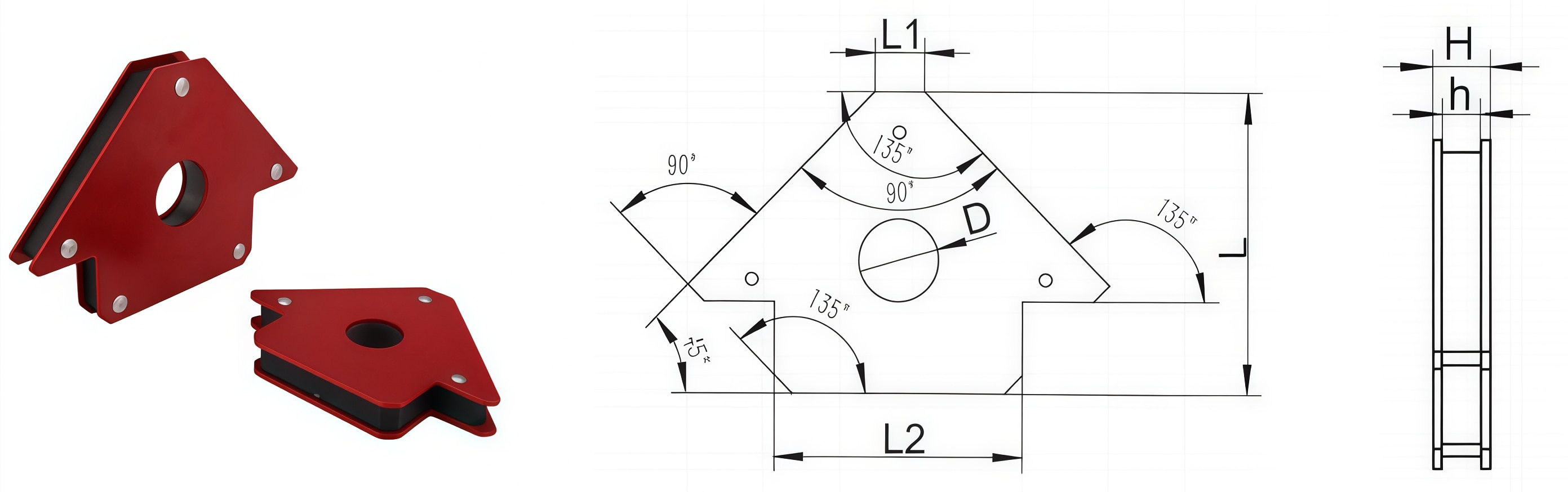 China Factory Multiple Angles 50 LBS Magnetic Welding Holder China Factory Multiple Angles 50 LBS Magnetic Welding Holder