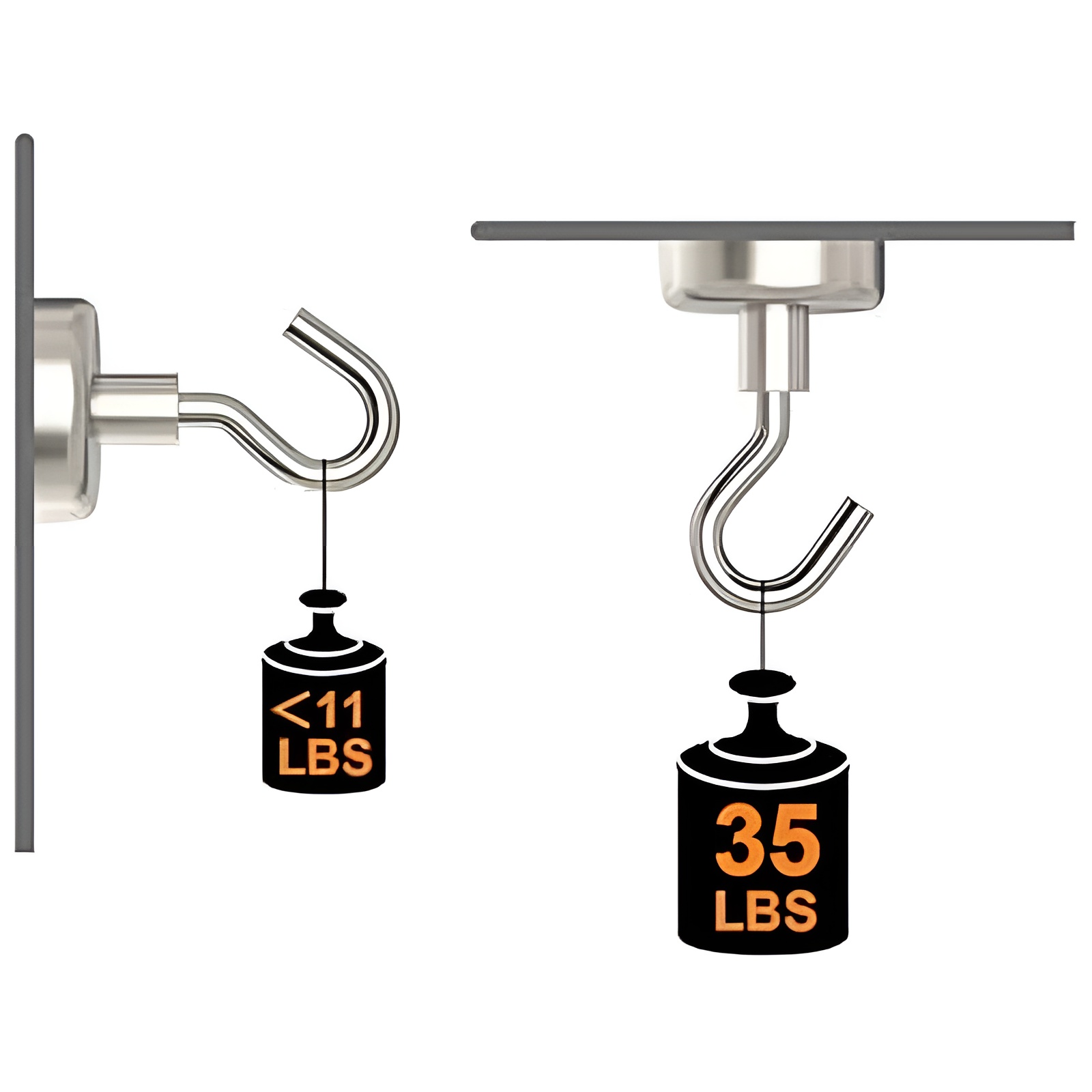 Ni coating neodymium magnetic hooks