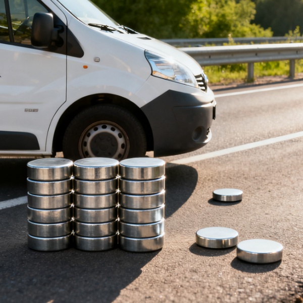 Ndfeb Magnets Truck Shipping