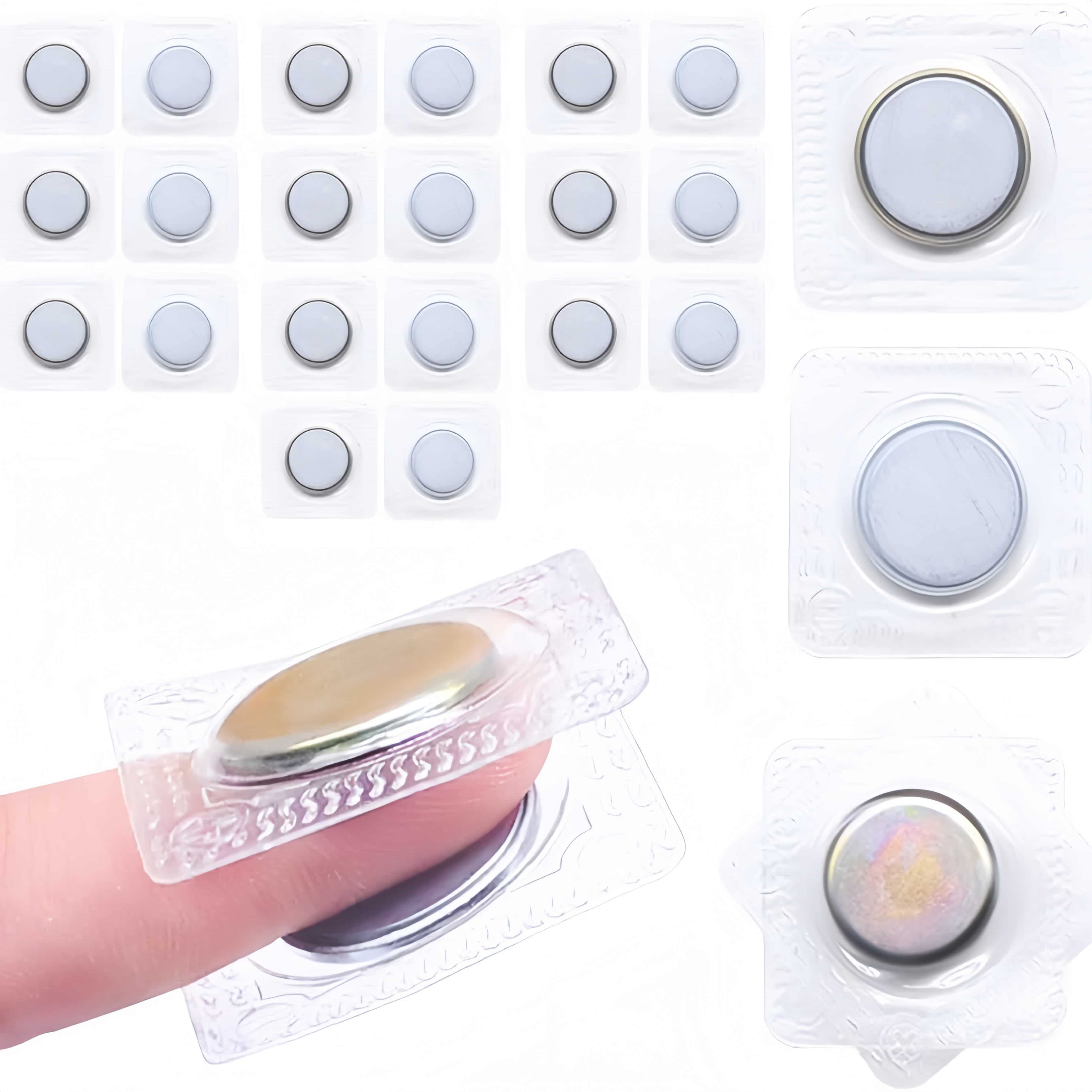 high quality silver magnetic button