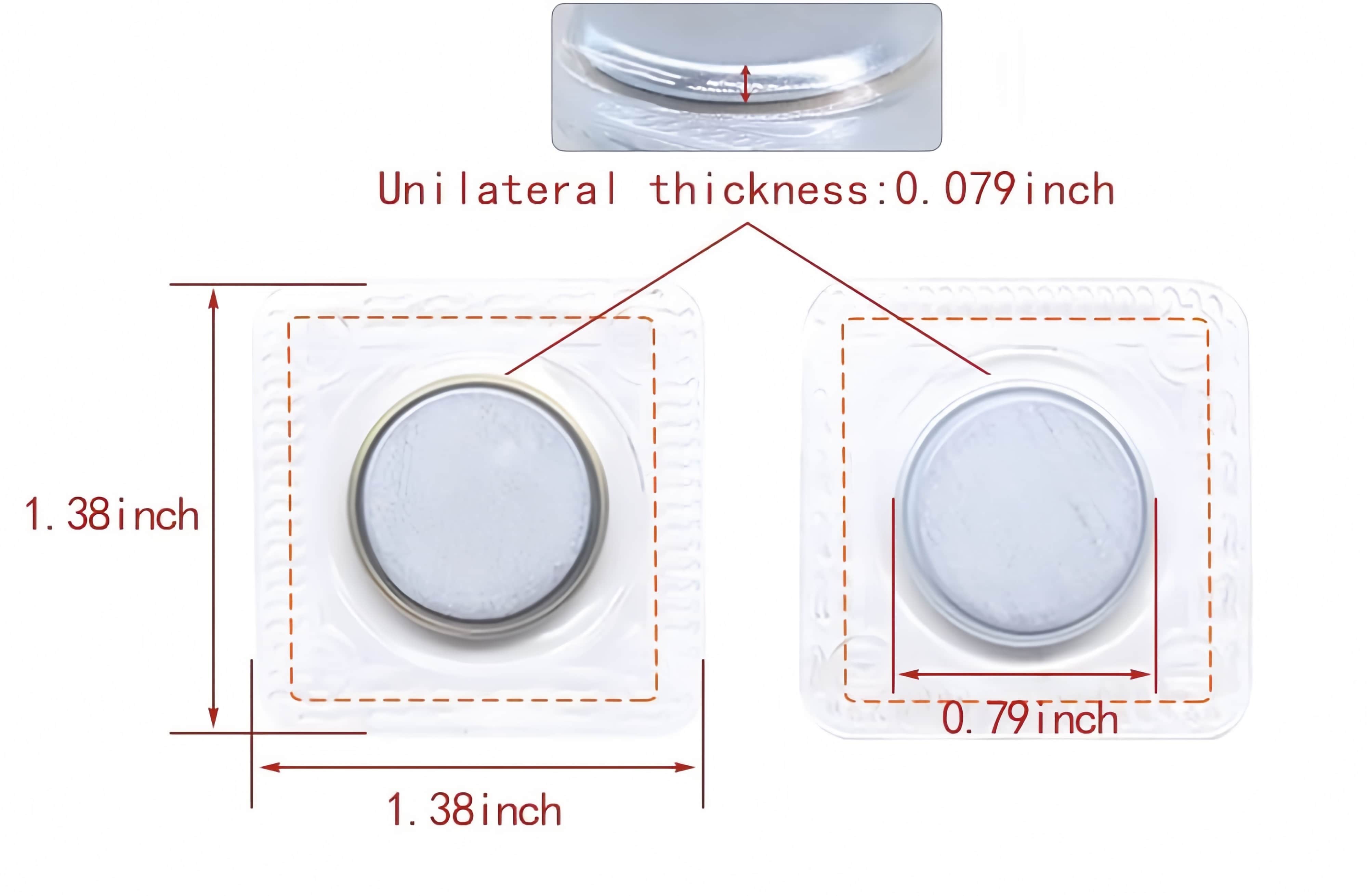 Hidden PVC Magnetic Button For DIY Cloth Sewing Hidden PVC Magnetic Button For DIY Cloth Sewing