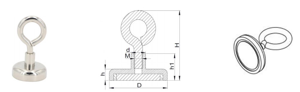 stainless steel rare earth neodymium magnet hook