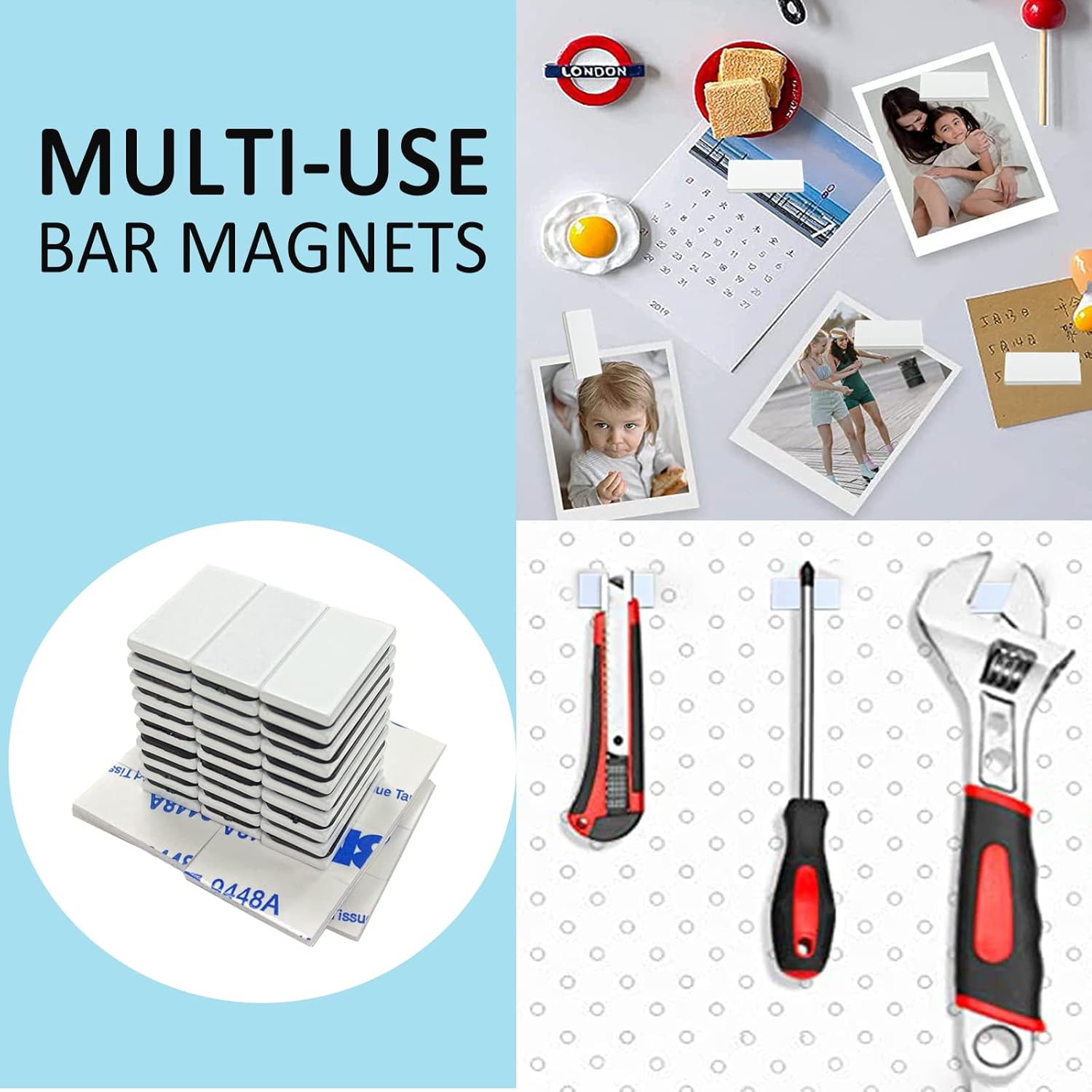 Neodymium block magnet with adhesive Neodymium block magnet with adhesive