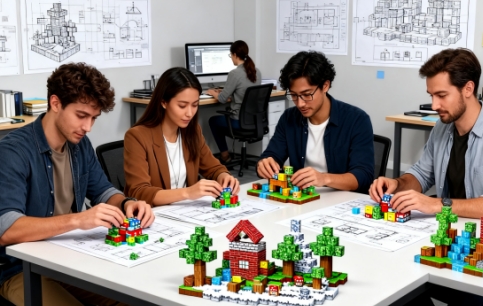 Magnetic Cubes Emerge as a New Design Language in Creative Concept Modeling