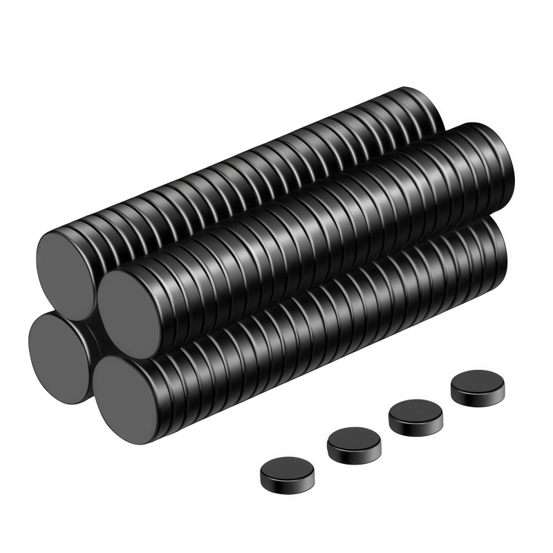 Round epoxy coated whiteboard magnets