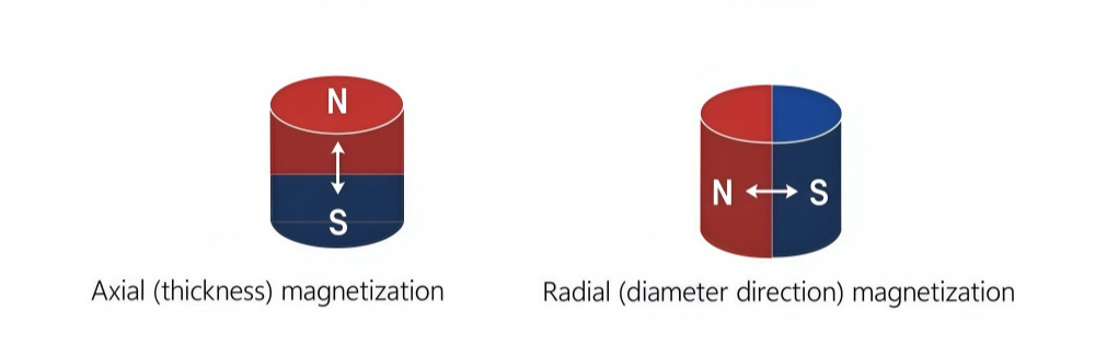 high performance axial magnetization black magnet high performance axial magnetization black magnet