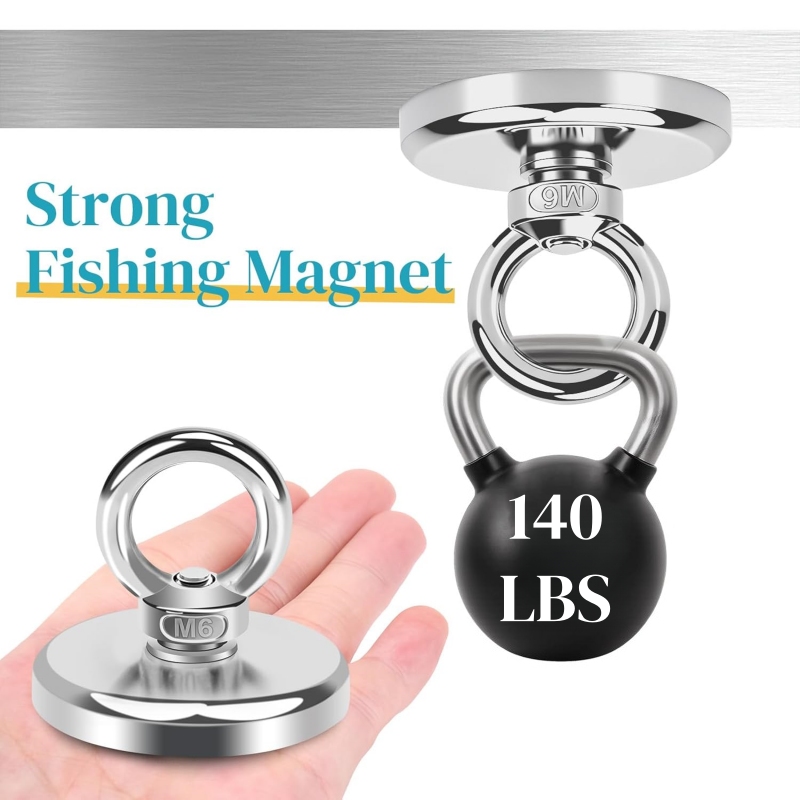 Metal hook fishing cup magnets