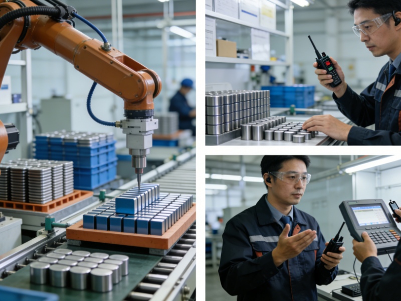 Permanent neodymium magnet production