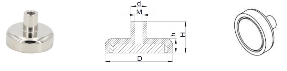 Factory reasonable price nickel pot magnet Factory reasonable price nickel pot magnet