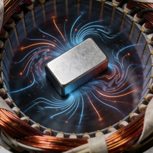 Strong rare earth magnet magnetic field