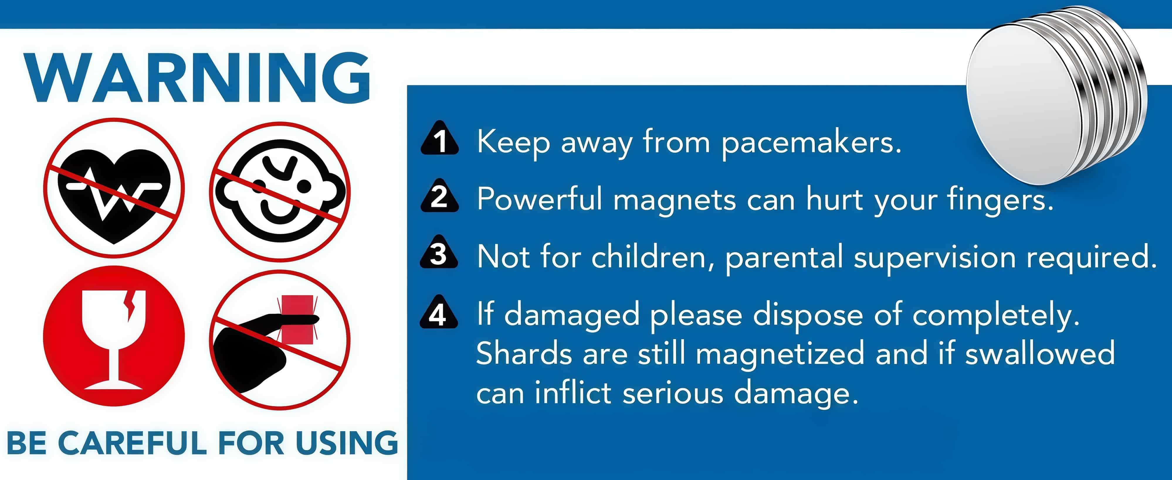 heavy duty 24mm round adhesive magnet