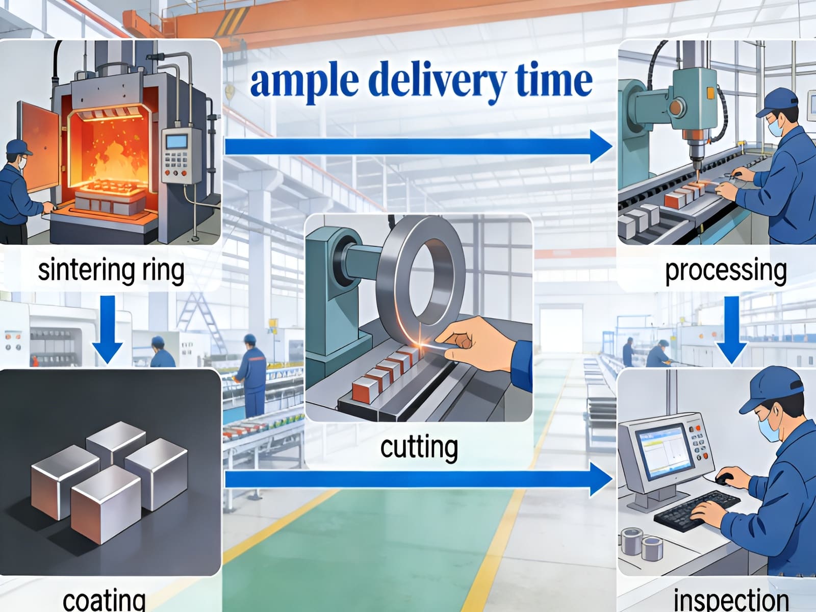 Neodymium magnet production