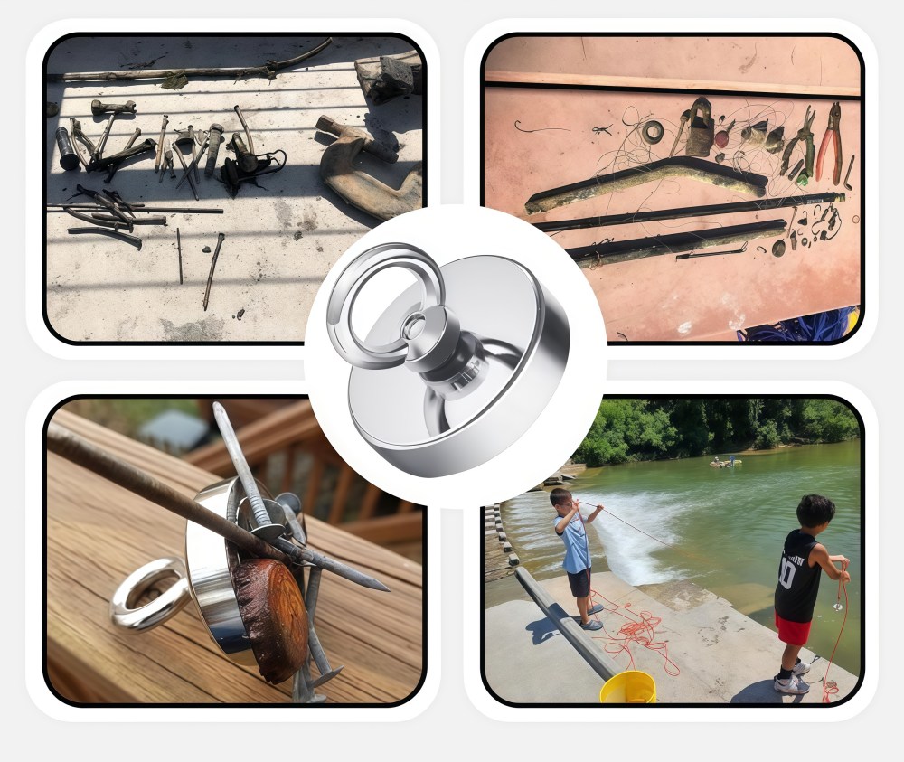 industrial hot sale neodymium magnet with lifting ring