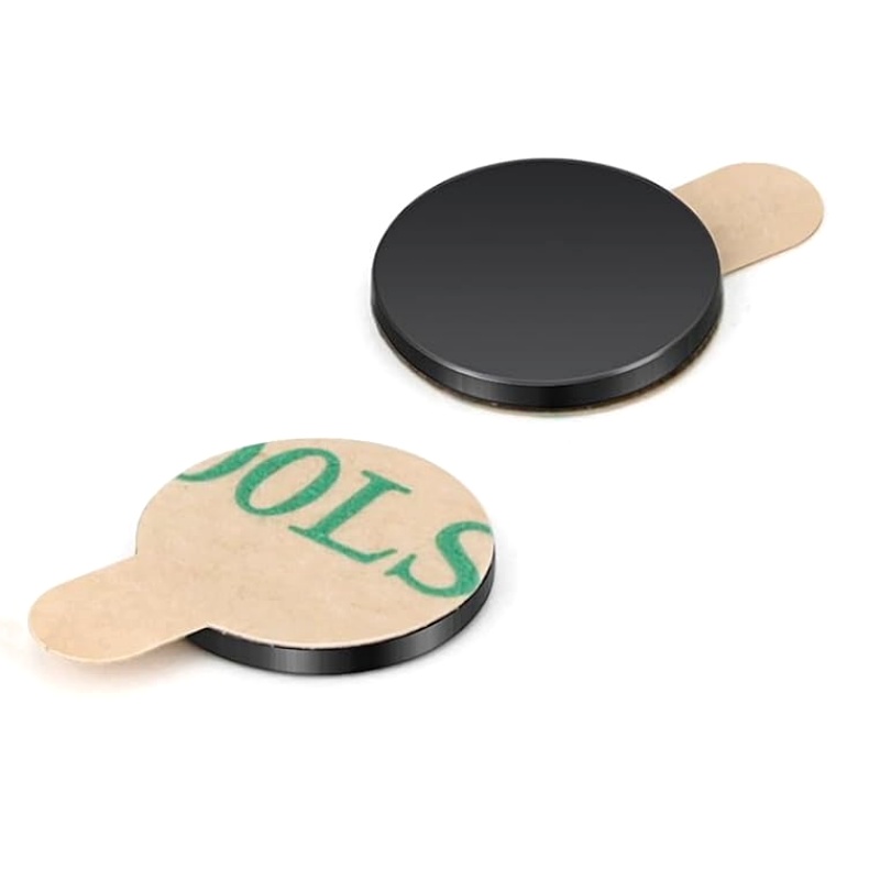 Self Adhesive Strong Black Epoxy Coated Disc Magnets