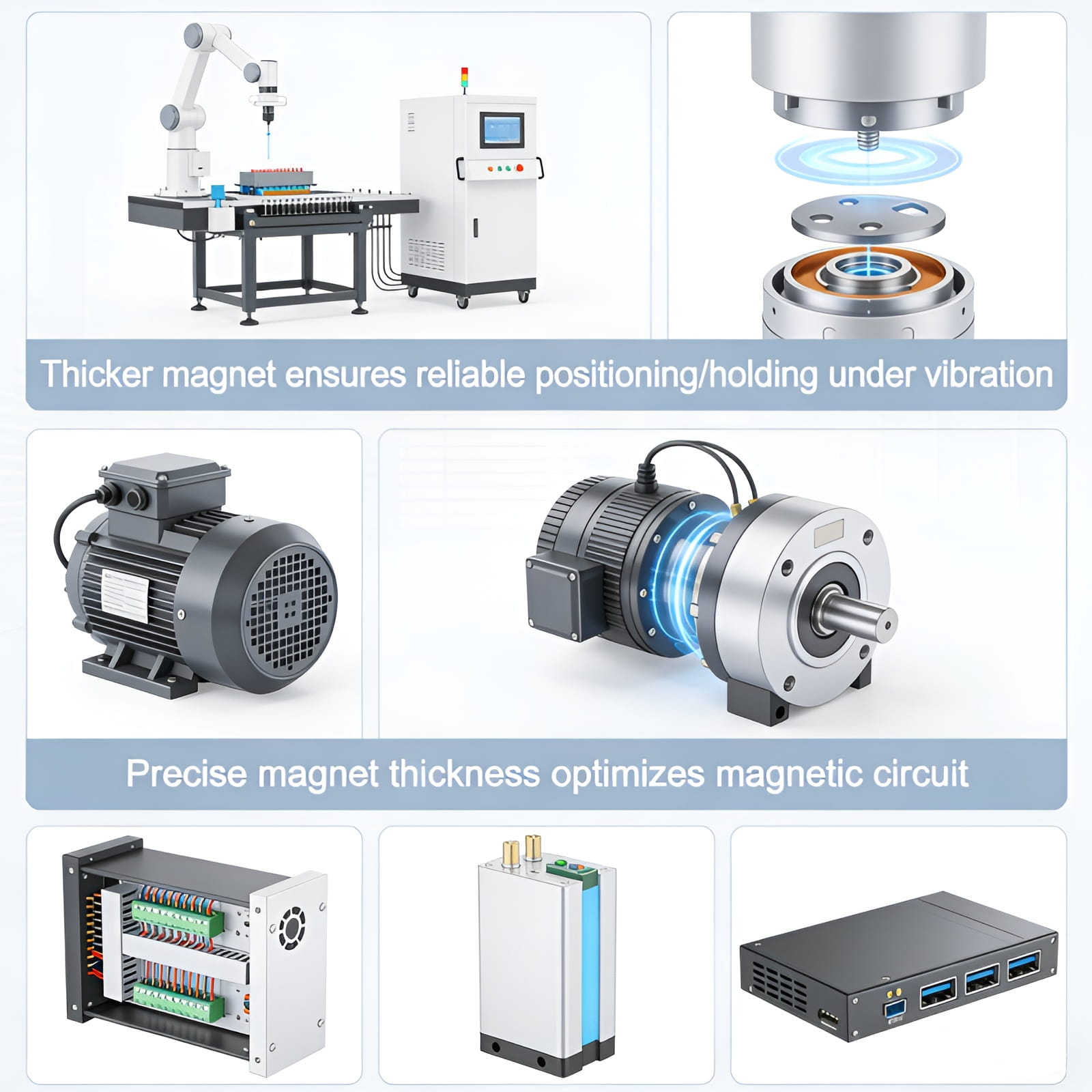 Neodymium magnets for electric motors
