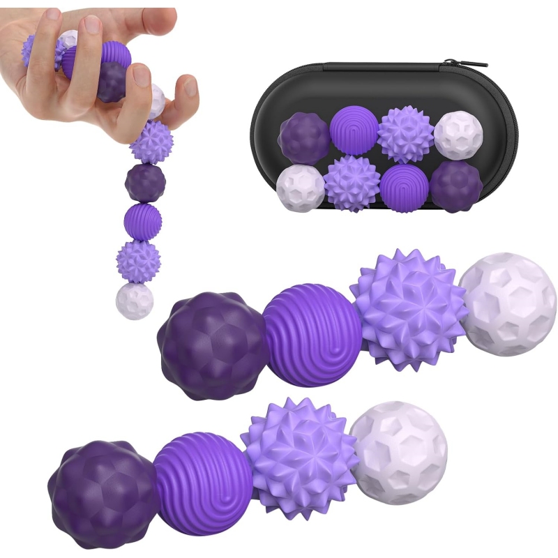 8pcs Silicone Stress Relief Sensory Toy