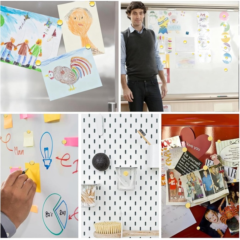 Widely use round neo magnet with gold plating Widely use round neo magnet with gold plating