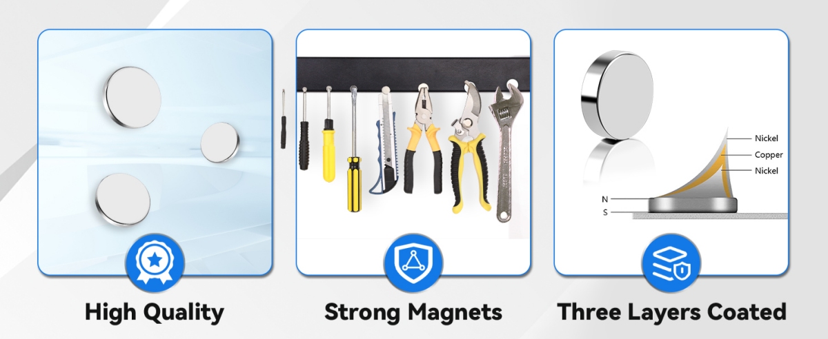 High pulling force nickel plated neodymium magnet