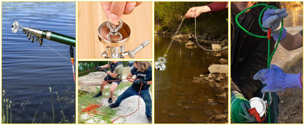 industrial hot sale neodymium magnet with lifting ring