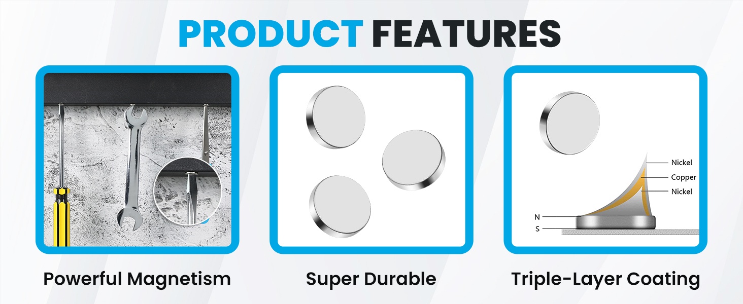 Super strong neodymium disc magnets
