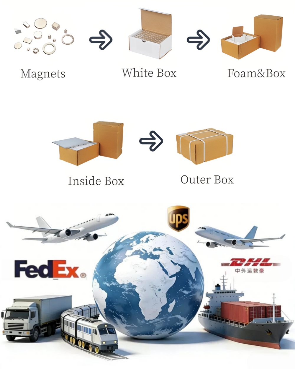 golden supplier high quality round DIY magnets