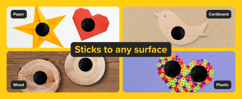 adhesive round refrigerator magnets