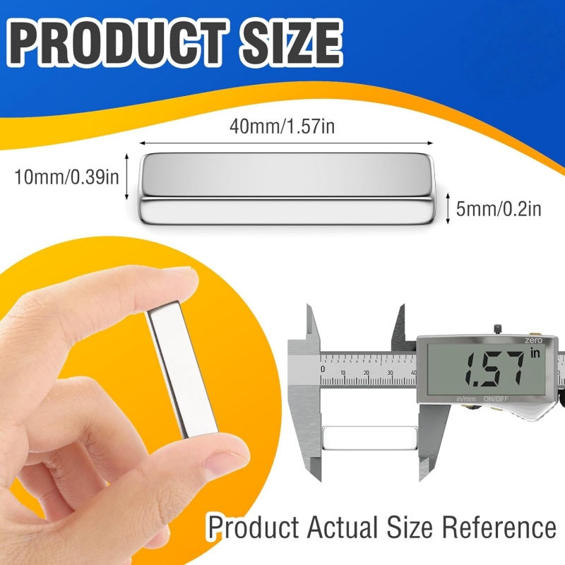 Extra Strong Dropship 40x10x5mm Rectangular Neodymium Bar Magnets Extra Strong Dropship 40x10x5mm Rectangular Neodymium Bar Magnets