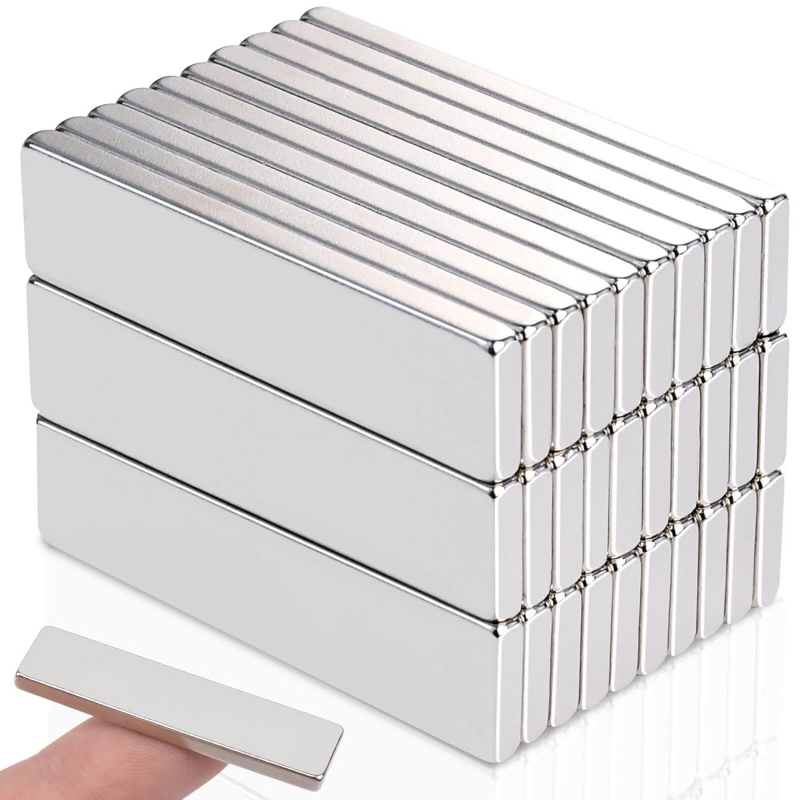 Powerful Rectangular Nickel Coated Neodymium Magnet